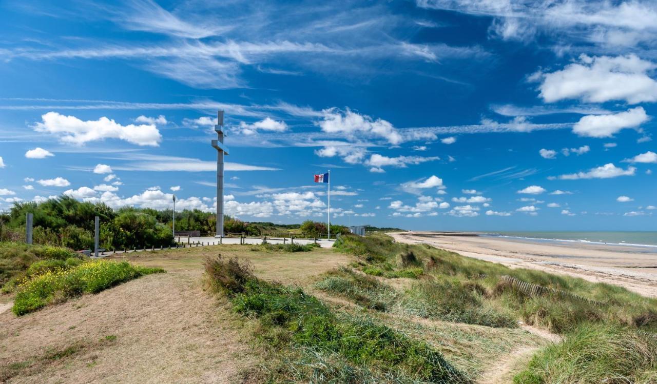 Jardin - A 50M De La Plage - Wifi - Parking Courseulles-sur-Mer Kültér fotó